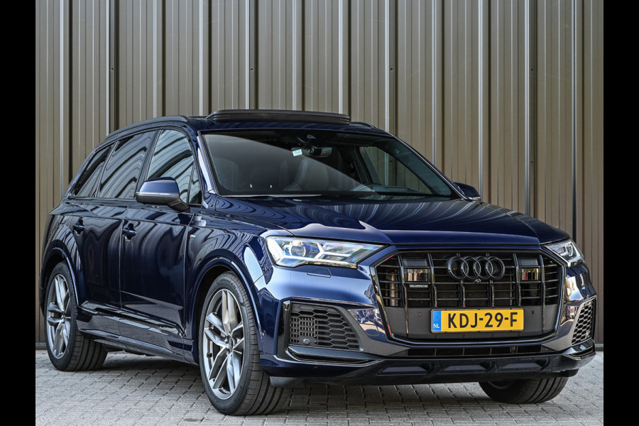 Audi Q7 55 TFSI e quattro Pro Line S | S-Seats | Soh 99.6% | Panoramdak | Bang&Olufsen | Head-up | Memory | Trekhaak | Luchtvering | 360 camera | Soft-close | Adaptive cruise