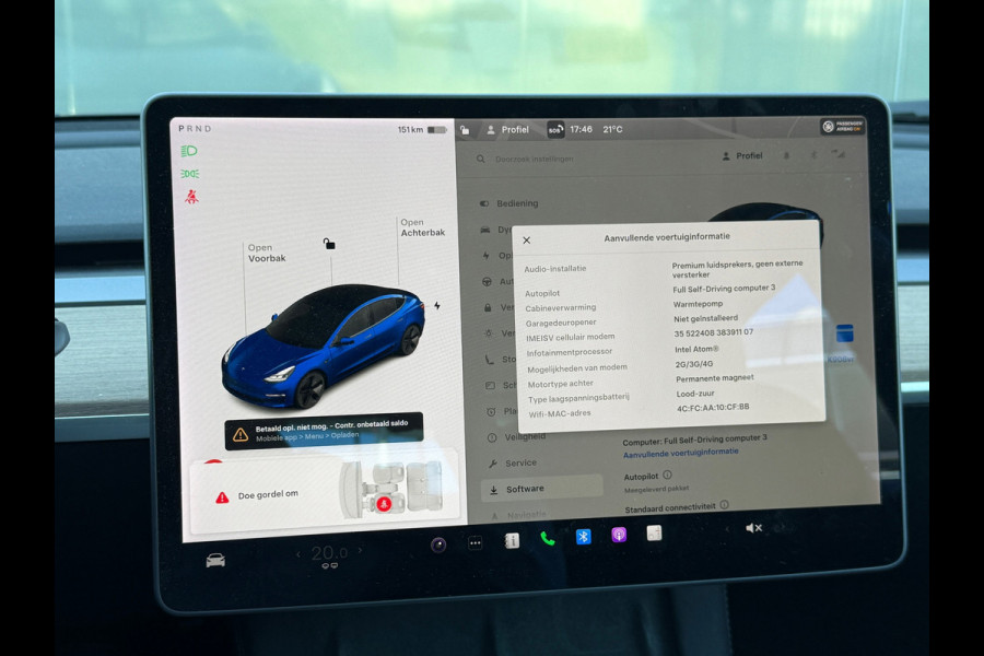 Tesla Model 3 Standard RWD Plus 60 kWh 93% SOH FACELIFT AUTOPILOT