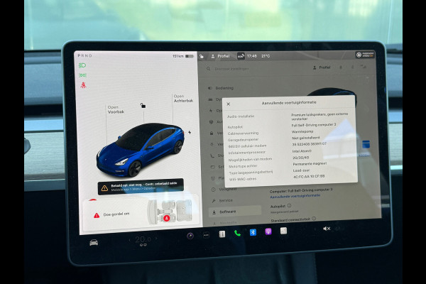 Tesla Model 3 Standard RWD Plus 60 kWh 93% SOH FACELIFT AUTOPILOT