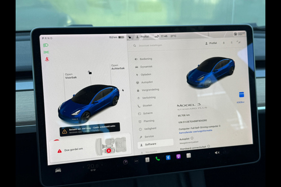 Tesla Model 3 Standard RWD Plus 60 kWh 93% SOH FACELIFT AUTOPILOT