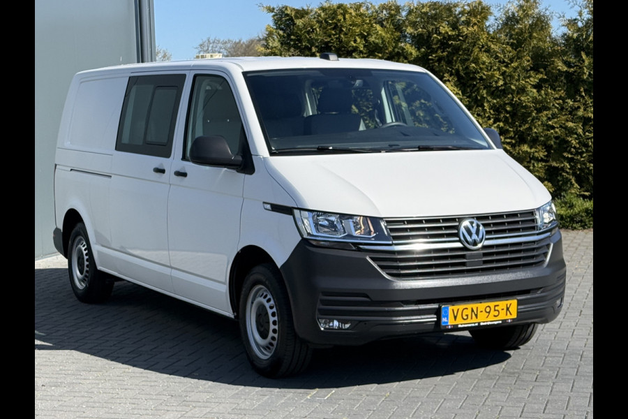 Volkswagen Transporter 2.0 TDI / L2H1 / 6-PERS DUBBELE CABINE / ZEER NETJES / ACHTERKLEP / INRICHTING / CRUISE