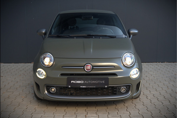 Fiat 500 0.9 TwinAir Turbo Sport | Mat Groen | Apple Carplay | Parkeersensoren | Navigatie | Climate Control | Digitale Tellers | Groot Scherm | Cruise Control | LED