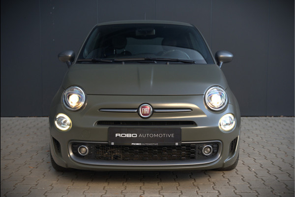 Fiat 500 0.9 TwinAir Turbo Sport | Mat Groen | Apple Carplay | Parkeersensoren | Navigatie | Climate Control | Digitale Tellers | Groot Scherm | Cruise Control | LED