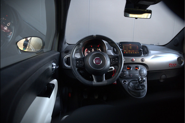Fiat 500 0.9 TwinAir Turbo Sport | Mat Groen | Apple Carplay | Parkeersensoren | Navigatie | Climate Control | Digitale Tellers | Groot Scherm | Cruise Control | LED