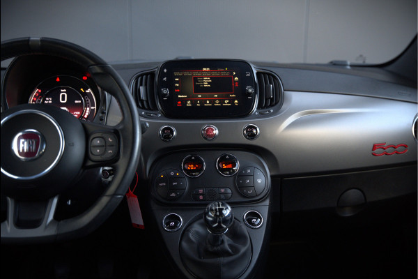 Fiat 500 0.9 TwinAir Turbo Sport | Mat Groen | Apple Carplay | Parkeersensoren | Navigatie | Climate Control | Digitale Tellers | Groot Scherm | Cruise Control | LED