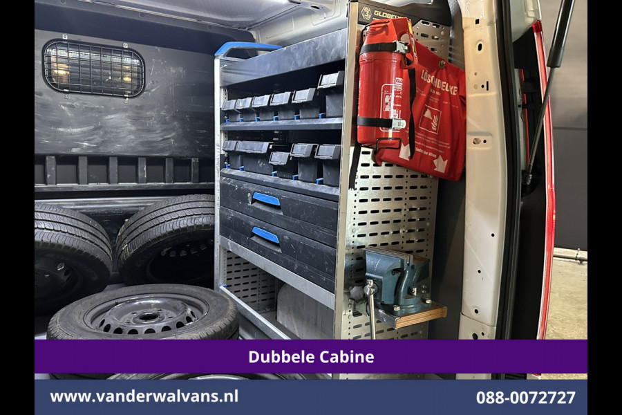 Ford Transit Custom 2.0 TDCI 130pk Automaat L2H1 Dubbele Cabine Inrichting Euro6 Airco | 6-Zits | Camera | Navigatie | LED Apple Carplay, Android Auto, Cruisecontrol, Trekhaak, Stoelverwarming, Verwarmde voorruit, Parkeersensoren, Achterklep