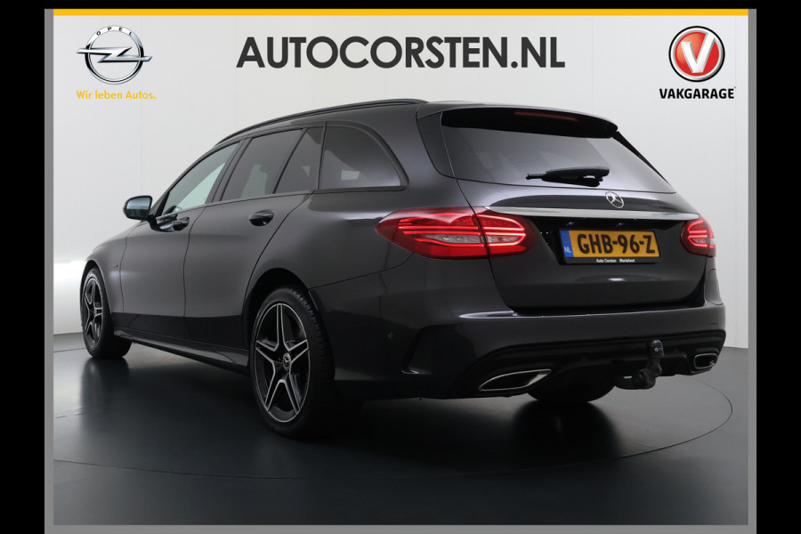 Mercedes-Benz C-Klasse Estate 300DE AUT-9 Hybride AMG Limited Trekhaak Apple Carplay Android Auto Elek.Stoelen+Verwarmd Navi Ecc Camera Pdc Solution Business Elek.Achterklep Led Privacy Glas Lmv 18" Night-pakket EURO 6 AP