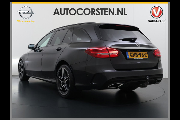 Mercedes-Benz C-Klasse Estate 300DE AUT-9 Hybride AMG Limited Trekhaak Apple Carplay Android Auto Elek.Stoelen+Verwarmd Navi Ecc Camera Pdc Solution Business Elek.Achterklep Led Privacy Glas Lmv 18" Night-pakket EURO 6 AP
