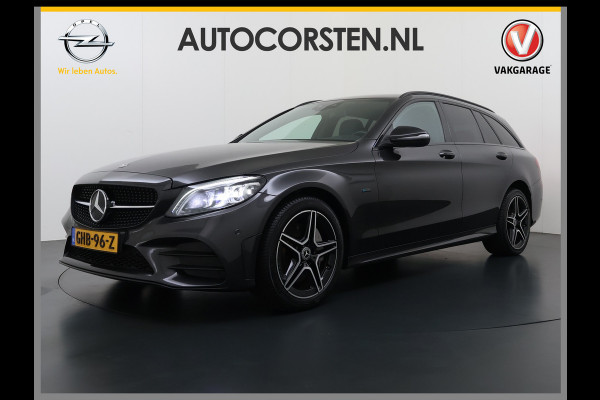 Mercedes-Benz C-Klasse Estate 300DE AUT-9 Hybride AMG Limited Trekhaak Apple Carplay Android Auto Elek.Stoelen+Verwarmd Navi Ecc Camera Pdc Solution Business Elek.Achterklep Led Privacy Glas Lmv 18" Night-pakket EURO 6 AP