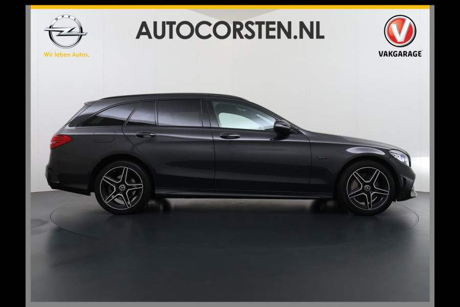 Mercedes-Benz C-Klasse Estate 300DE AUT-9 Hybride AMG Limited Trekhaak Apple Carplay Android Auto Elek.Stoelen+Verwarmd Navi Ecc Camera Pdc Solution Business Elek.Achterklep Led Privacy Glas Lmv 18" Night-pakket EURO 6 AP