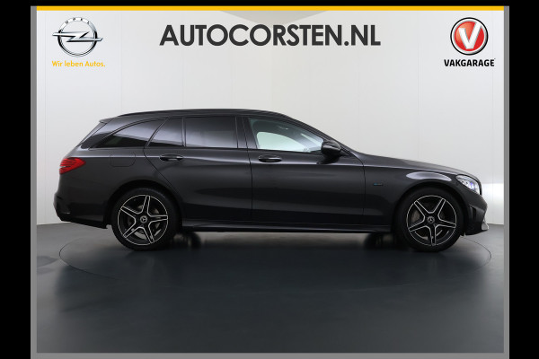 Mercedes-Benz C-Klasse Estate 300DE AUT-9 Hybride AMG Limited Trekhaak Apple Carplay Android Auto Elek.Stoelen+Verwarmd Navi Ecc Camera Pdc Solution Business Elek.Achterklep Led Privacy Glas Lmv 18" Night-pakket EURO 6 AP