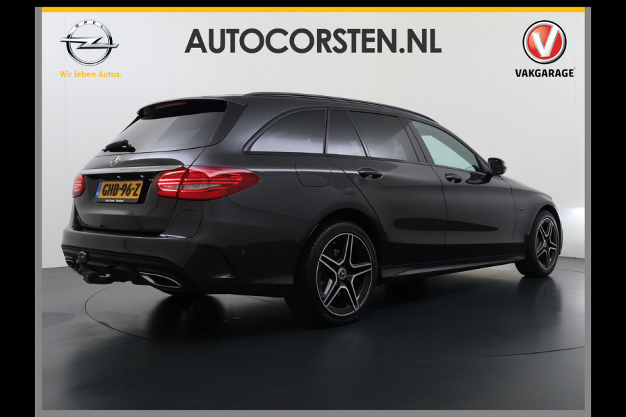 Mercedes-Benz C-Klasse Estate 300DE AUT-9 Hybride AMG Limited Trekhaak Apple Carplay Android Auto Elek.Stoelen+Verwarmd Navi Ecc Camera Pdc Solution Business Elek.Achterklep Led Privacy Glas Lmv 18" Night-pakket EURO 6 AP