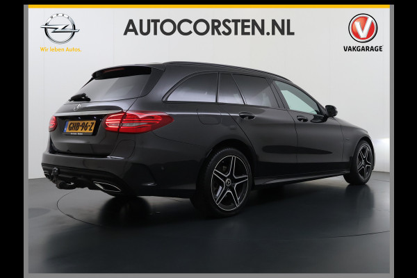 Mercedes-Benz C-Klasse Estate 300DE AUT-9 Hybride AMG Limited Trekhaak Apple Carplay Android Auto Elek.Stoelen+Verwarmd Navi Ecc Camera Pdc Solution Business Elek.Achterklep Led Privacy Glas Lmv 18" Night-pakket EURO 6 AP