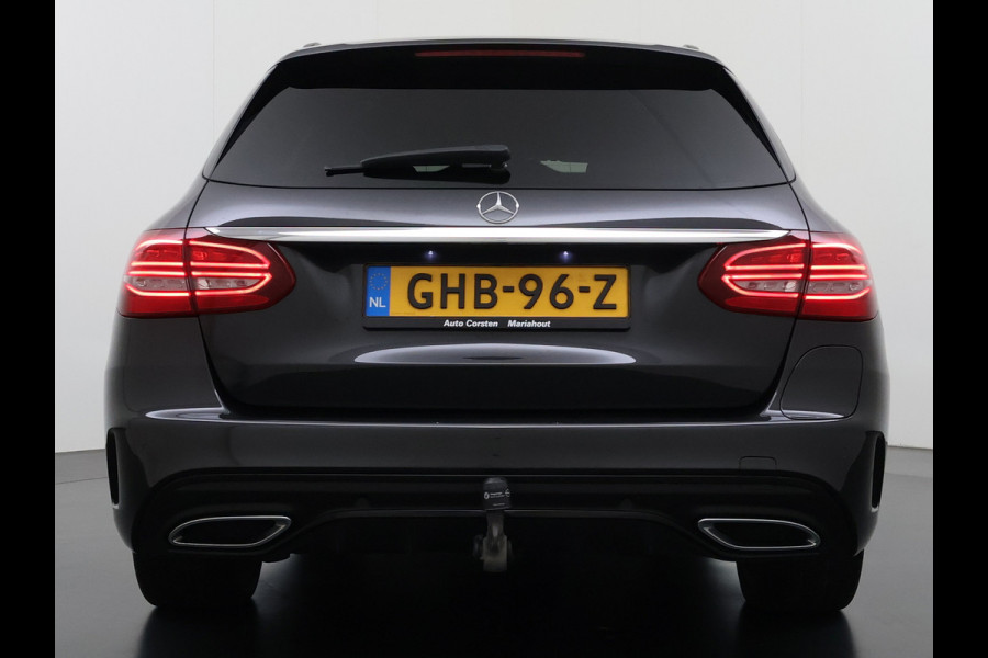 Mercedes-Benz C-Klasse Estate 300DE AUT-9 Hybride AMG Limited Trekhaak Apple Carplay Android Auto Elek.Stoelen+Verwarmd Navi Ecc Camera Pdc Solution Business Elek.Achterklep Led Privacy Glas Lmv 18" Night-pakket EURO 6 AP