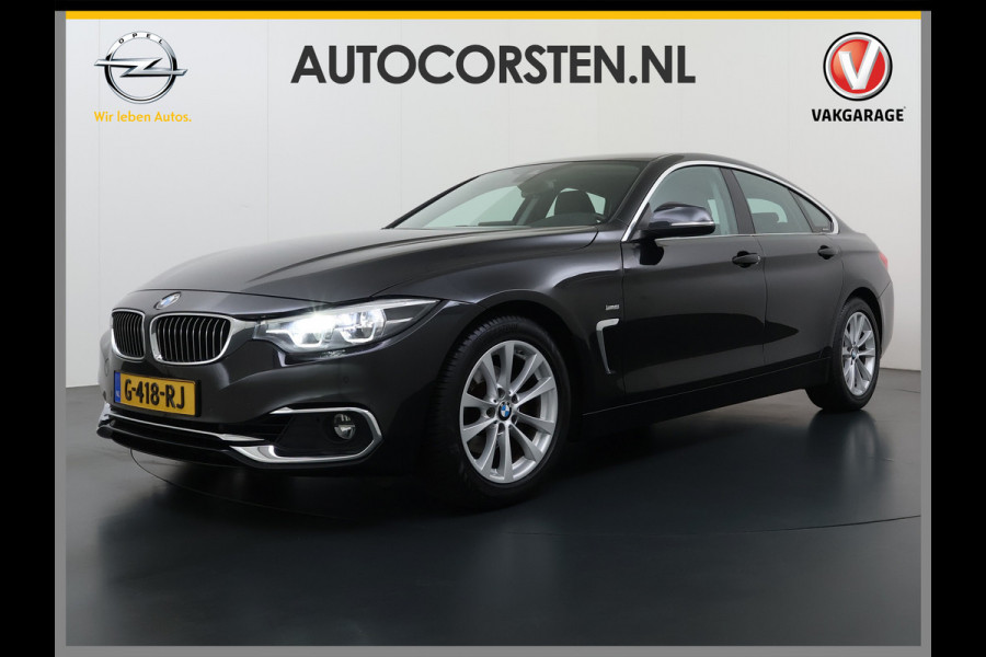 BMW 4 Serie Gran Coupé 420i Automaat Luxury High Executive Leder Navi-Pro Ecc Cruise Control Elek.Stoelen+Memory+Verwarmd Pdc Lmv Lane Assist USB Elek.Achterklep Led Regen-Lichtsensor