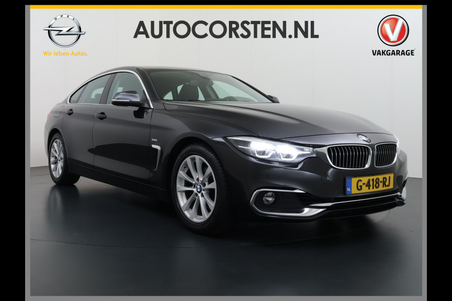 BMW 4 Serie Gran Coupé 420i Automaat Luxury High Executive Leder Navi-Pro Ecc Cruise Control Elek.Stoelen+Memory+Verwarmd Pdc Lmv Lane Assist USB Elek.Achterklep Led Regen-Lichtsensor