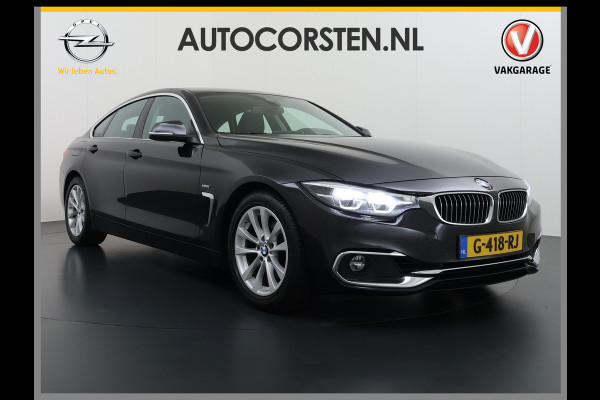 BMW 4 Serie Gran Coupé 420i Automaat Luxury High Executive Leder Navi-Pro Ecc Cruise Control Elek.Stoelen+Memory+Verwarmd Pdc Lmv Lane Assist USB Elek.Achterklep Led Regen-Lichtsensor