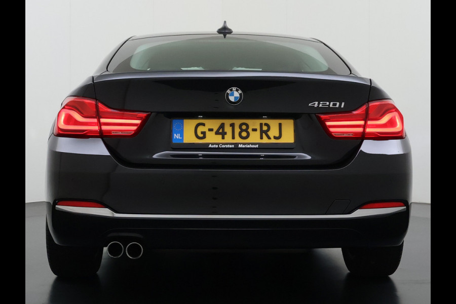 BMW 4 Serie Gran Coupé 420i Automaat Luxury High Executive Leder Navi-Pro Ecc Cruise Control Elek.Stoelen+Memory+Verwarmd Pdc Lmv Lane Assist USB Elek.Achterklep Led Regen-Lichtsensor