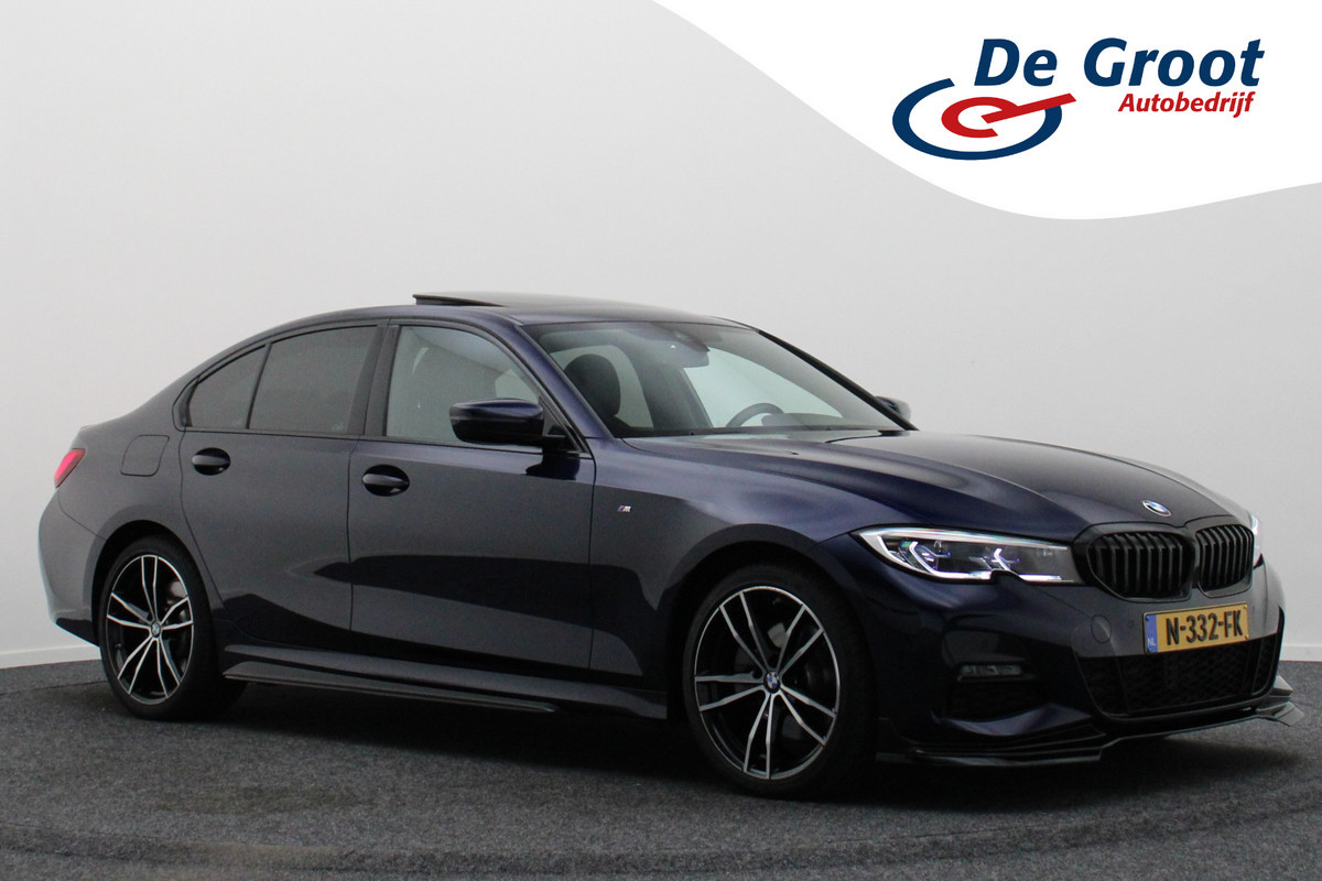 BMW 3-serie 320e Business Edition Plus M Sport Laser LED, Leer, Schuif-/kanteldak, Apple Carplay, Trekhaak elektr., 19"