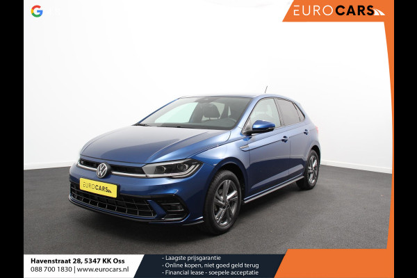 Volkswagen Polo 1.0 TSI R-Line Automaat Camera Parkeer sensoren Adaptive Cruise control Climate Control Extra getint glas Lichtmetalen velgen Stoelverwarming Navigatie Apple Carplay/Android Auto