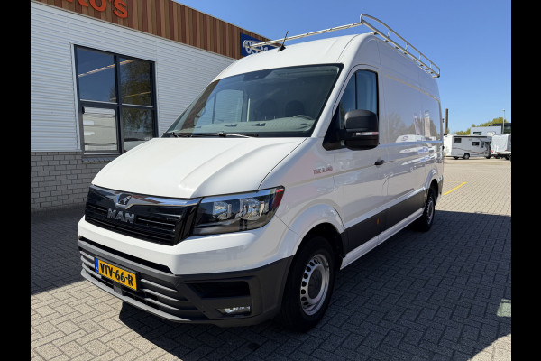 MAN TGE 35 2.0 140pk Standaard automaat L2H2 Hoog / vaste prijs rijklaar € 24.950 ex btw / lease vanaf € 407 / airco / cruise / navi / camera / euro 6 / bpm vrij / imperial + trap / trekhaak !