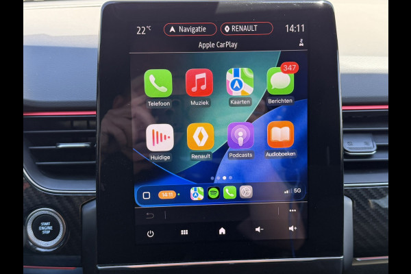 Renault Arkana 1.6 E-Tech Hybrid R.S. Line Camera + PDC Stoel-Stuur verwarming Carplay Navigatie Elektrische stoelen
