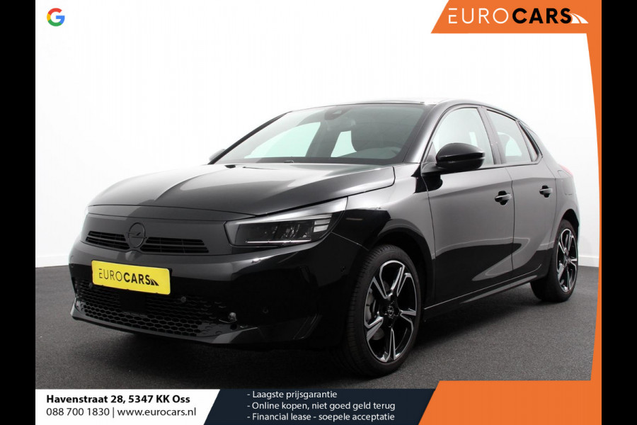 Opel Corsa 1.2 100pk Turbo Elegance Sky Panorama dak Stuurverwarming Climate control Cruise control LED Stoelverwarming Camera Navigatie Apple Carplay/ Android Auto