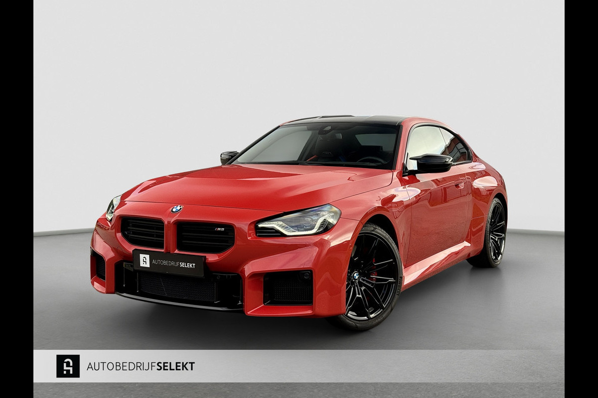 BMW 2 Serie Coupé M2 | G87 | Toronto rood metallic | Carbon dak | Memory