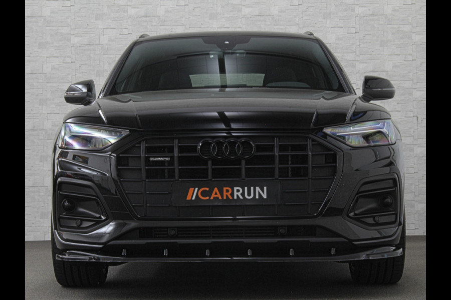 Audi Q5 50 TFSI e 300PK | Luchtvering | B&O Sound | Leder | Carbon | Sportstoelen | Carplay | Zwarte Hemel | Standkachel | Stoelverwarming | 3-Zone Clima | Black-Optic | Zonwering | Virtual Cockpit | LED | Autom. Achterklep | Bovag Garantie |