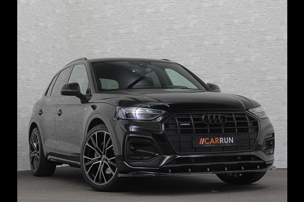 Audi Q5 50 TFSI e 300PK | Luchtvering | B&O Sound | Leder | Carbon | Sportstoelen | Carplay | Zwarte Hemel | Standkachel | Stoelverwarming | 3-Zone Clima | Black-Optic | Zonwering | Virtual Cockpit | LED | Autom. Achterklep | Bovag Garantie |