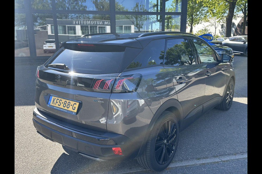 Peugeot 3008 1.6 HYbrid 225 GT Pack Business BOMVOL! | BLACKPACK | ACHTERUITRIJCAMERA | MASSAGE STOELEN | STOELVERWARMING | GEHEUGEN STOELEN | APPLECARPLAY | ELEKT. ACHTERKLEP | FOCAL AUDIO | DODEHOEK | KEYLESS | ADAP. CRUISE | RIJKLAAR MET 12 MND BOVAG GARANTIE |