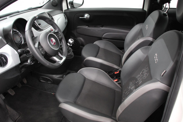 Fiat 500 1.0 Hybrid Sport Connect Navigatie Apple Carplay/Android Auto Airco Dab Sportstoelen Cruise Control Lichtmetalen Velgen