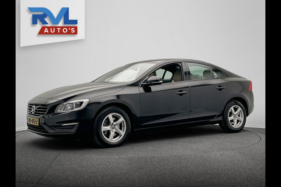 Volvo S60 1.5 T3 Polar+ Dynamic Automaat | Origineel Nederlands | Leder | Navigatie | Climate-control | Stoel/stuurverwarming |