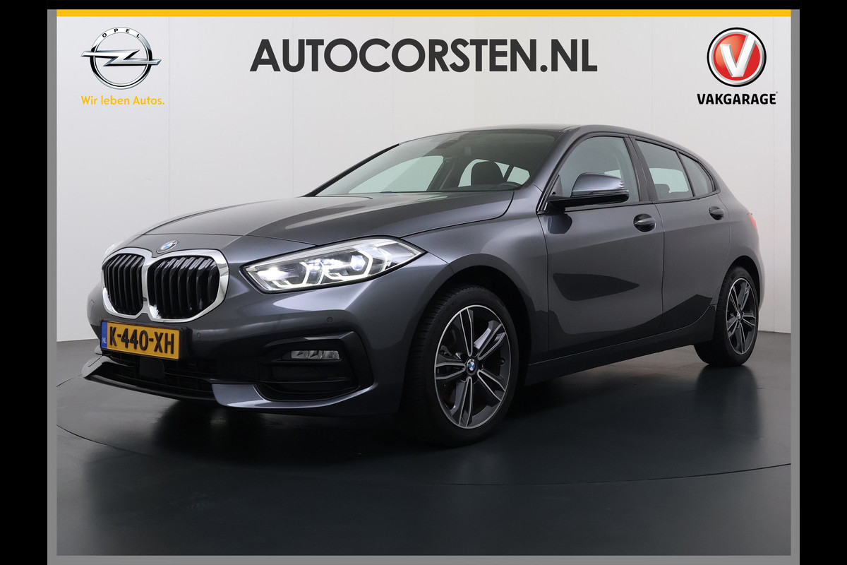 BMW 1-serie 118i AUT-7 Sport-Line Navi Ecc Live-Cockpit-Pro 1/2 Leer Sportstoelen Apple Carplay Android Auto Cruise Control Pdc Business Ed. DAB Lmv 17" Adap.Led Regen-Lichtsensor Isofix 1e Eigenaar Origineel Nederlandse Auto Dealeronderhouden