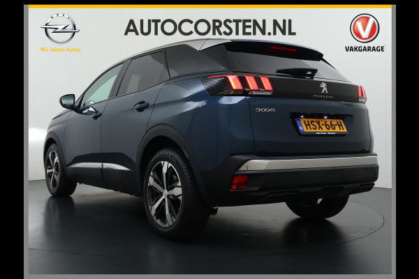 Peugeot 3008 T Aut. 131pk 360°Camera AppleCarplay AndroidAuto Leer Keyless Bordherk. Lane-dep. Flippers Led 1/2Leer Navi Stoelverw. Grootlichtassistent Isofix CruiseControl Ecc Usb Bluetooth Verst.Stoelen 18''LM 1.2 PureTech Allure  Pack Business