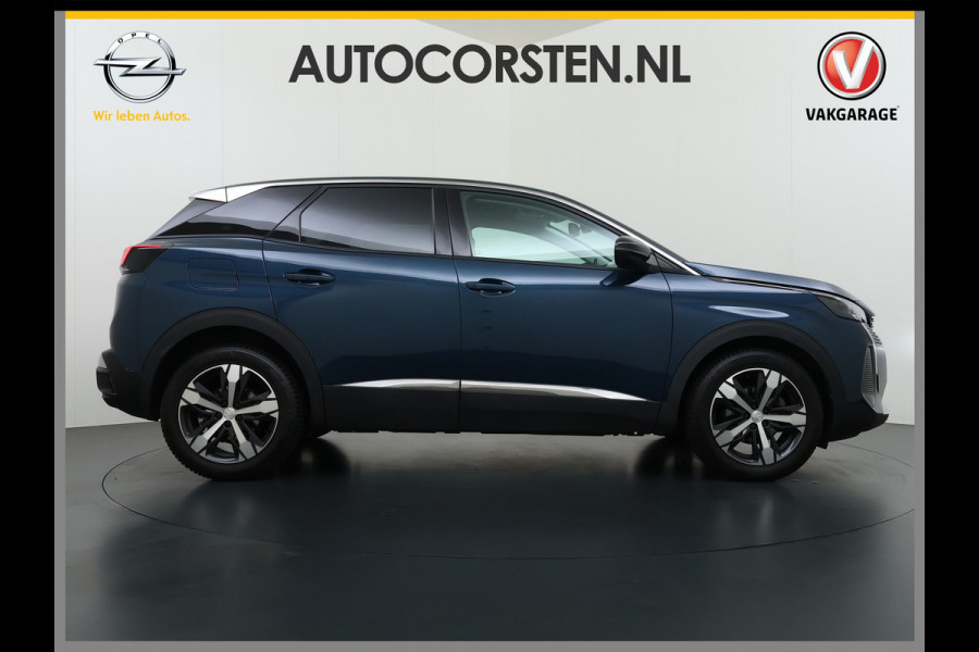 Peugeot 3008 T Aut. 131pk 360°Camera AppleCarplay AndroidAuto Leer Keyless Bordherk. Lane-dep. Flippers Led 1/2Leer Navi Stoelverw. Grootlichtassistent Isofix CruiseControl Ecc Usb Bluetooth Verst.Stoelen 18''LM 1.2 PureTech Allure  Pack Business