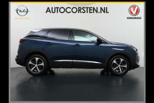 Peugeot 3008 T Aut. 131pk 360°Camera AppleCarplay AndroidAuto Leer Keyless Bordherk. Lane-dep. Flippers Led 1/2Leer Navi Stoelverw. Grootlichtassistent Isofix CruiseControl Ecc Usb Bluetooth Verst.Stoelen 18''LM 1.2 PureTech Allure  Pack Business