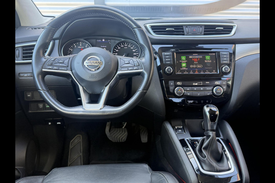Nissan QASHQAI 1.3 DIG-T Tekna + 2e Eigenaar|Navi|Pano||Cruise|Camera|Carplay|Clima|Stoelverw|N.A.P|APK tot 03-2027