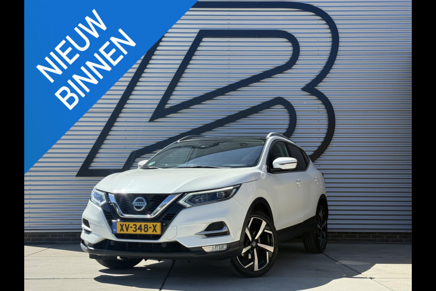Nissan QASHQAI 1.3 DIG-T Tekna + 2e Eigenaar|Navi|Pano||Cruise|Camera|Carplay|Clima|Stoelverw|N.A.P|APK tot 03-2027