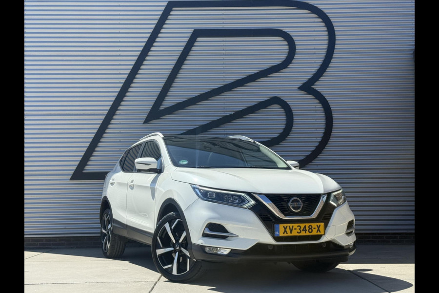 Nissan QASHQAI 1.3 DIG-T Tekna + 2e Eigenaar|Navi|Pano||Cruise|Camera|Carplay|Clima|Stoelverw|N.A.P|APK tot 03-2027