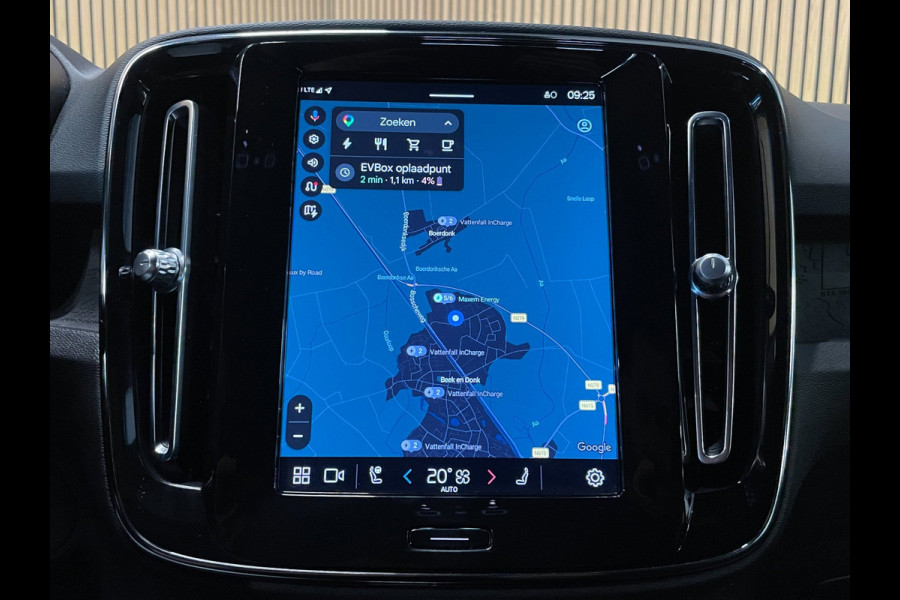 Volvo XC40 Recharge Plus 70 kWh|90%SOH|BLACK|ACC|CAMERA|CARPLAY/ANDROID AUTO|STOEL+STUURVERW|ELEK.KLEP|NL-AUTO|NAP|INC.BTW|1e EIG|