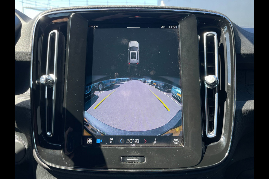 Volvo XC40 Recharge Plus 70 kWh|90%SOH|BLACK|ACC|CAMERA|CARPLAY/ANDROID AUTO|STOEL+STUURVERW|ELEK.KLEP|NL-AUTO|NAP|INC.BTW|1e EIG|