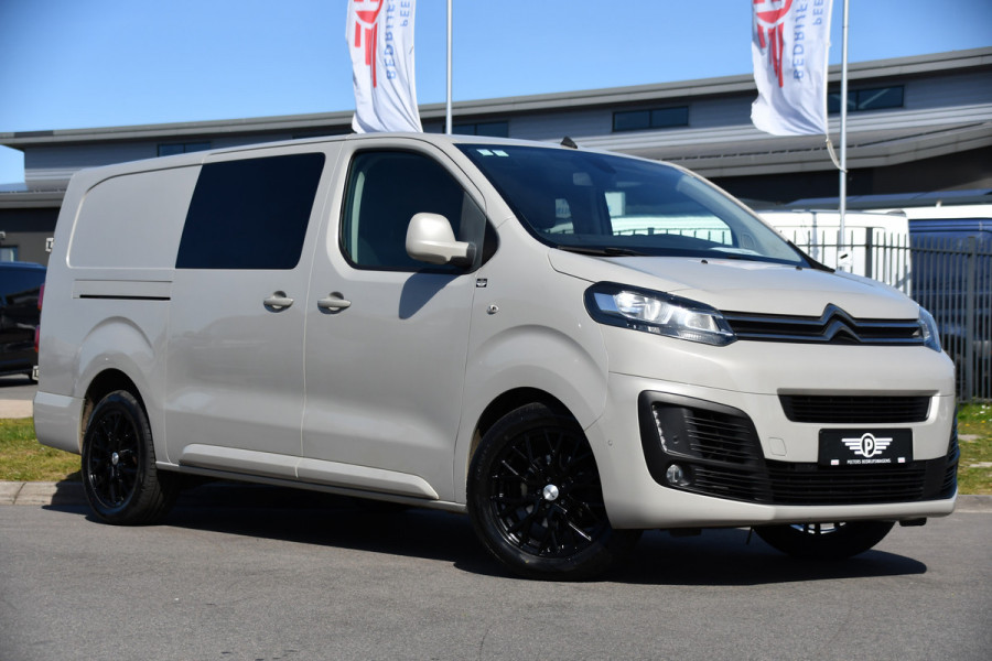 Citroën Jumpy 2.0 BlueHDI 120 L3 PB Edition 360 Camera, Cruise, Carplay, 2 x Schuifdeur, Multimedia, Luxe Cabine, Trekhaak, 122pk, uniek!