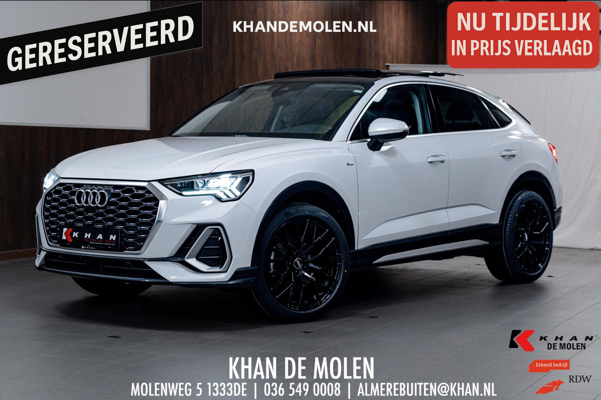 Audi Q3 Sportback 35 TFSI S Line PANO|LEER|ELEKTR.ACHTr