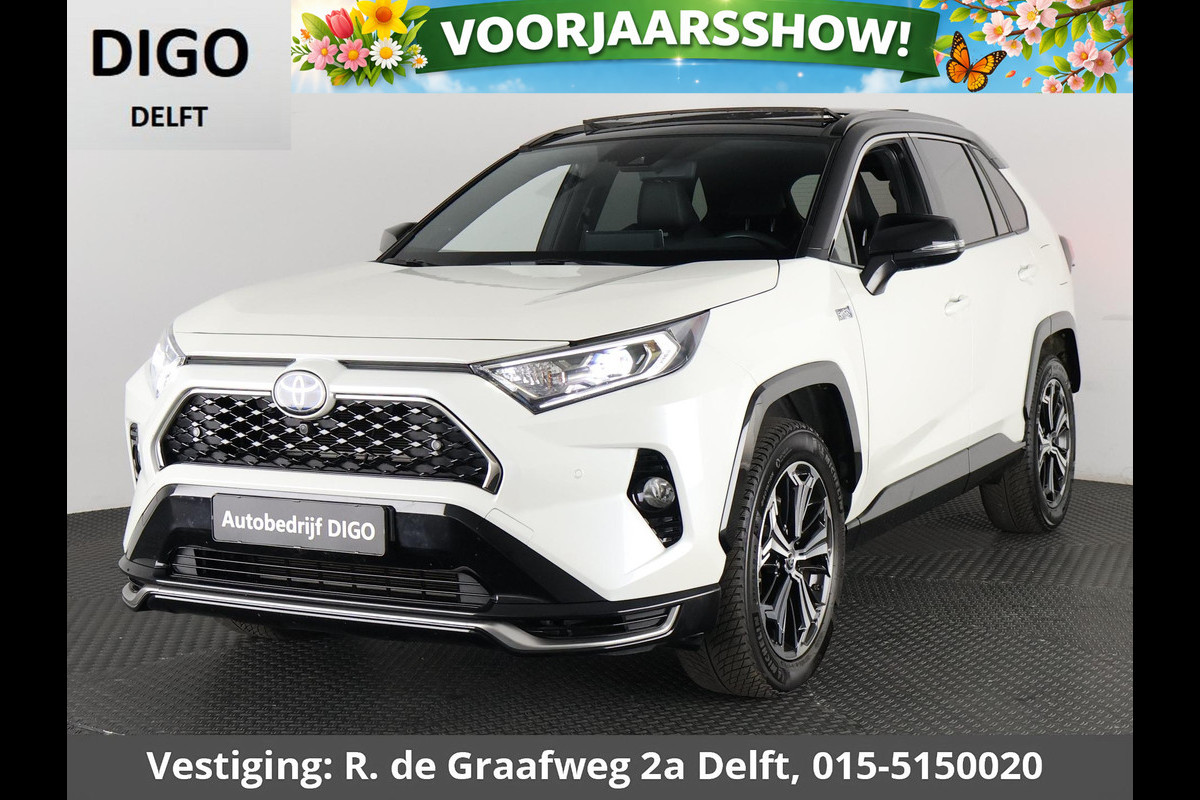 Toyota RAV4 2.5 Plug-in Hybrid AWD Bi-Tone Plus | 1500 KG trekgewicht | JBL Audio | Stoelverwarming & ventilatie | Memory Seats | Schuif-/Kanteldak | Navigatie
