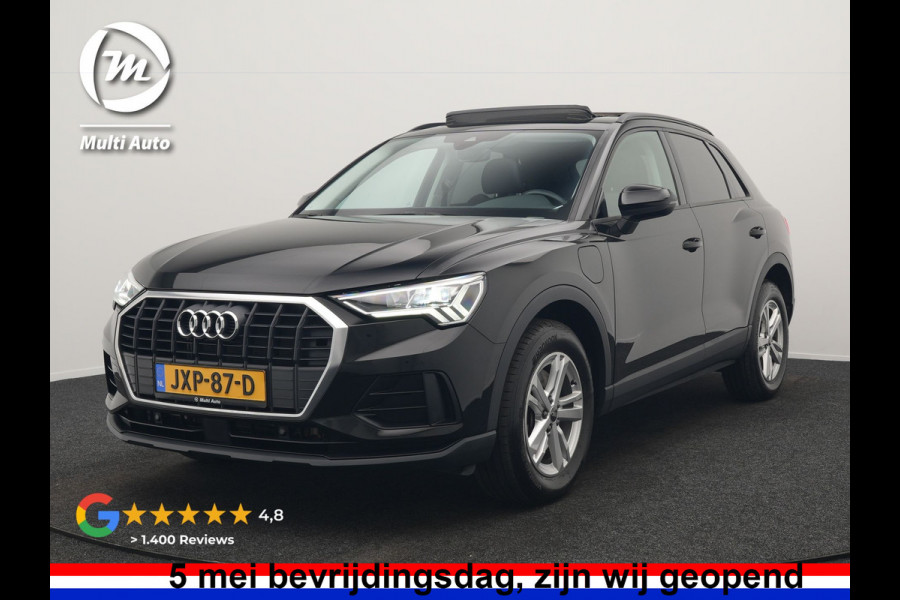 Audi Q3 45 TFSI e PHEV 245pk Dealer O.H. | Trekhaak Af Fabriek | Panodak | Camera | Alcantara Sportstoelen Verwarmd | Apple Carplay | Keyless | Blis | LED Koplampen | Virtual | Navigatie | DAB | Plug In Hybrid |