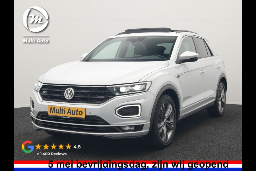 Volkswagen T-Roc 1.5 TSI R-Line 150pk Dealer O.H. | Trekhaak Afn. | Panodak | Adaptive Cruise | Camera | Sportstoelen Verwarmd | Keyless | Apple Carplay | Blis | LED Koplampen | Navigatie | DAB |