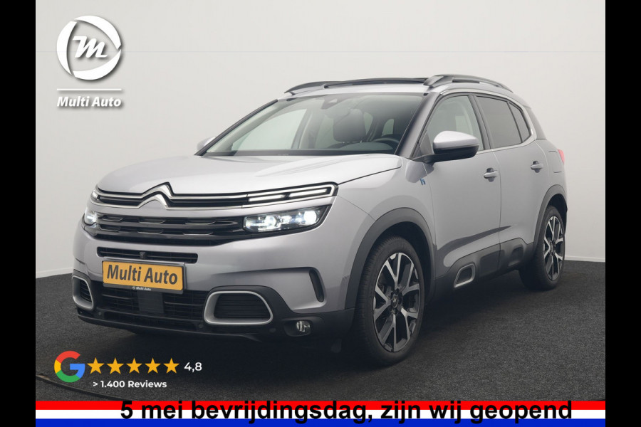 Citroën C5 Aircross 1.6 Shine PHEV 225pk Dealer O.H PHEV | Panodak | 360 Camera | Adaptive Cruise | Lederen Comfortstoelen Verwarmd | Blis | Navigatie | Apple Carplay | Virtual | DAB | 19" L.M. | Plug In Hybrid |