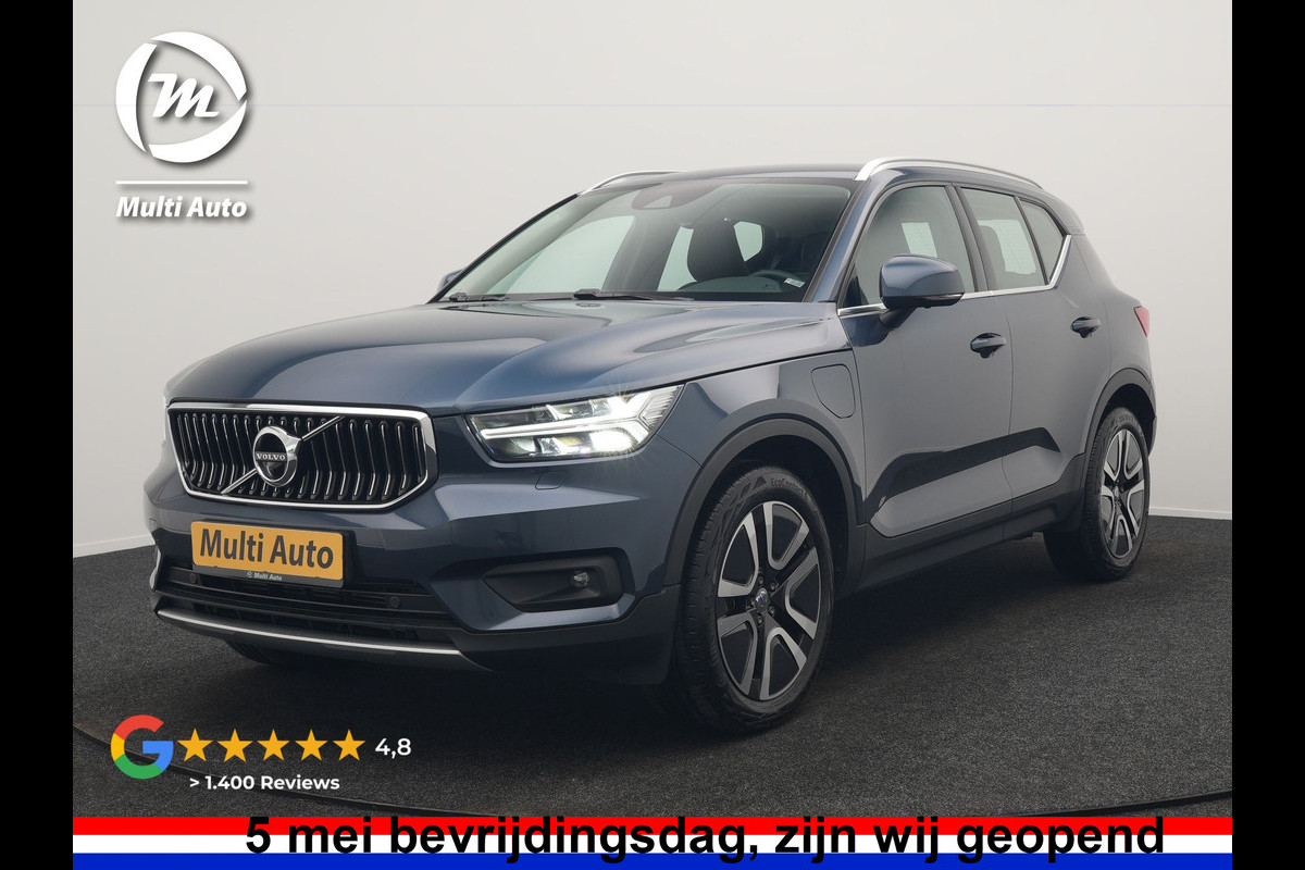 Volvo XC40 T4 Recharge Inscription 211pk PHEV Dealer O.H. | Trekhaak Af Fabriek | Adaptive Cruise | 360 Camera | Lederen Sportstoelen Memory & Verwarmd | Stuur Verwarmd | Apple Carplay | Keyless | Blis | Navigatie | DAB | Plug In Hybrid