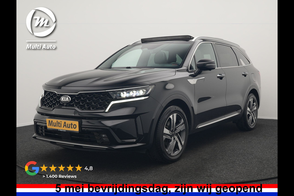 Kia Sorento 1.6 T-GDI 4WD ExecutiveLine PHEV 265pk Dealer O.H. | Trekhaak Afn. | Panodak | Adaptive Cruise | Head Up | Luxe Lederen Comfortstoelen Memory & Ventilatie | 360 Camera | Bose Sound | Stoelen & Stuur Verwarmd | Blis | Keyless | Plug In Hybrid